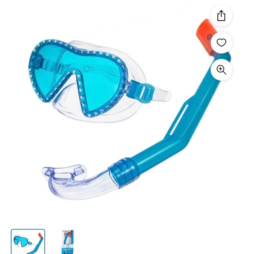 Dolifino Snorkel Set with Orange Tip